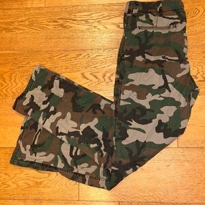 Wrangler Green and Brown Cargo Pants